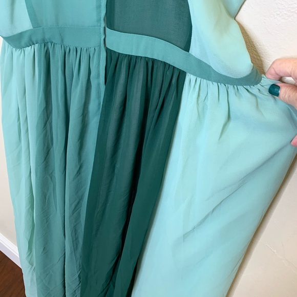 ModCloth Color Block+High Low Style Dress - Picture 5 of 7